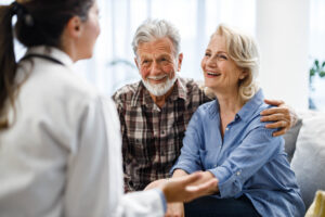A couple discusses annuities Peoria IL